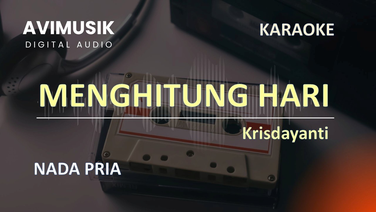 Menghitung Hari - Krisdayanti/KD | Karaoke Nada PRIA | Avimusik