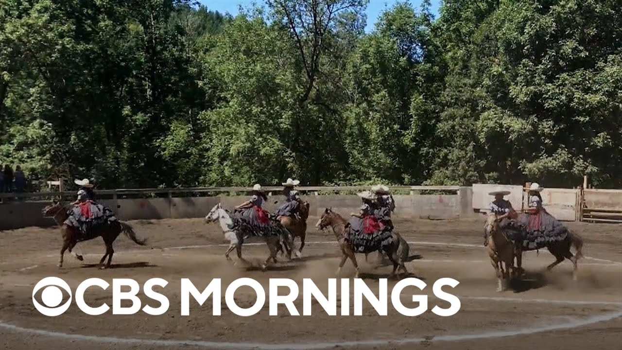Mexican-American escaramuzas transcend borders with cultural tradition of choreographed horse rid…
