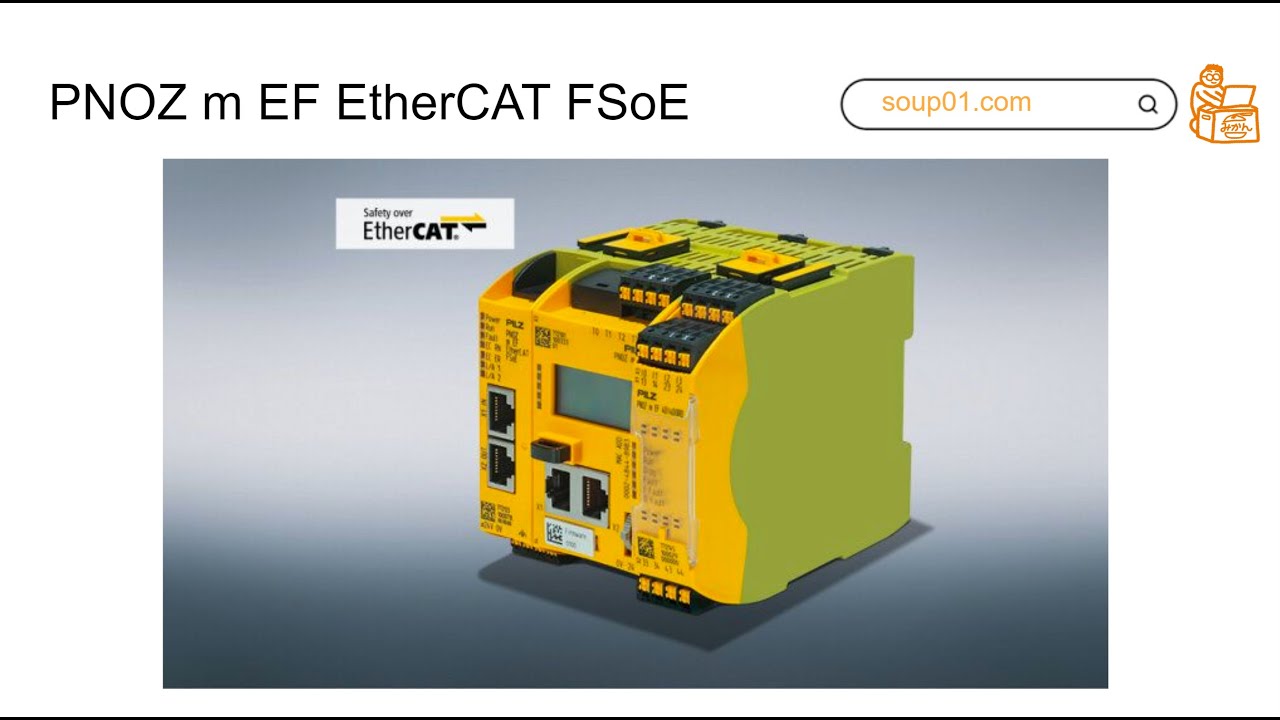 Pilz.PNOZ m EF EtherCAT FSoE Introduction