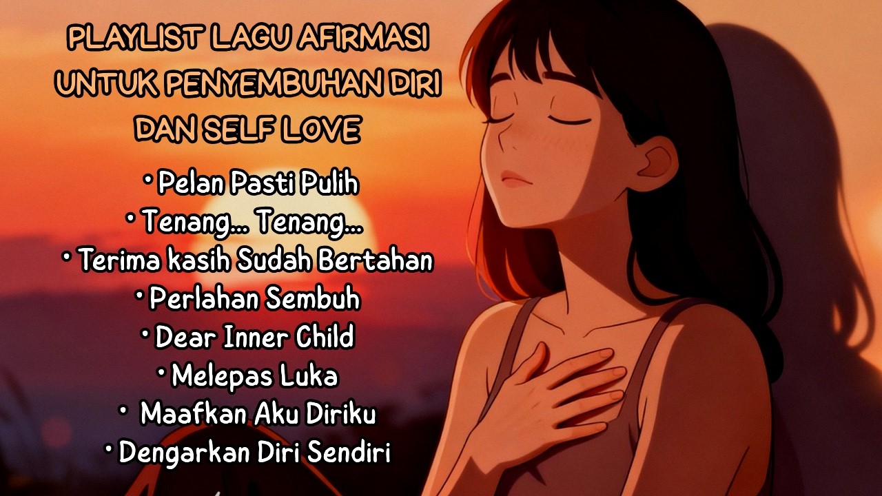 Healing Batin & Pikiran Tenang | Lagu Afirmasi Positif untuk Penyembuhan Diri & Keseimbangan Emosi 🍒