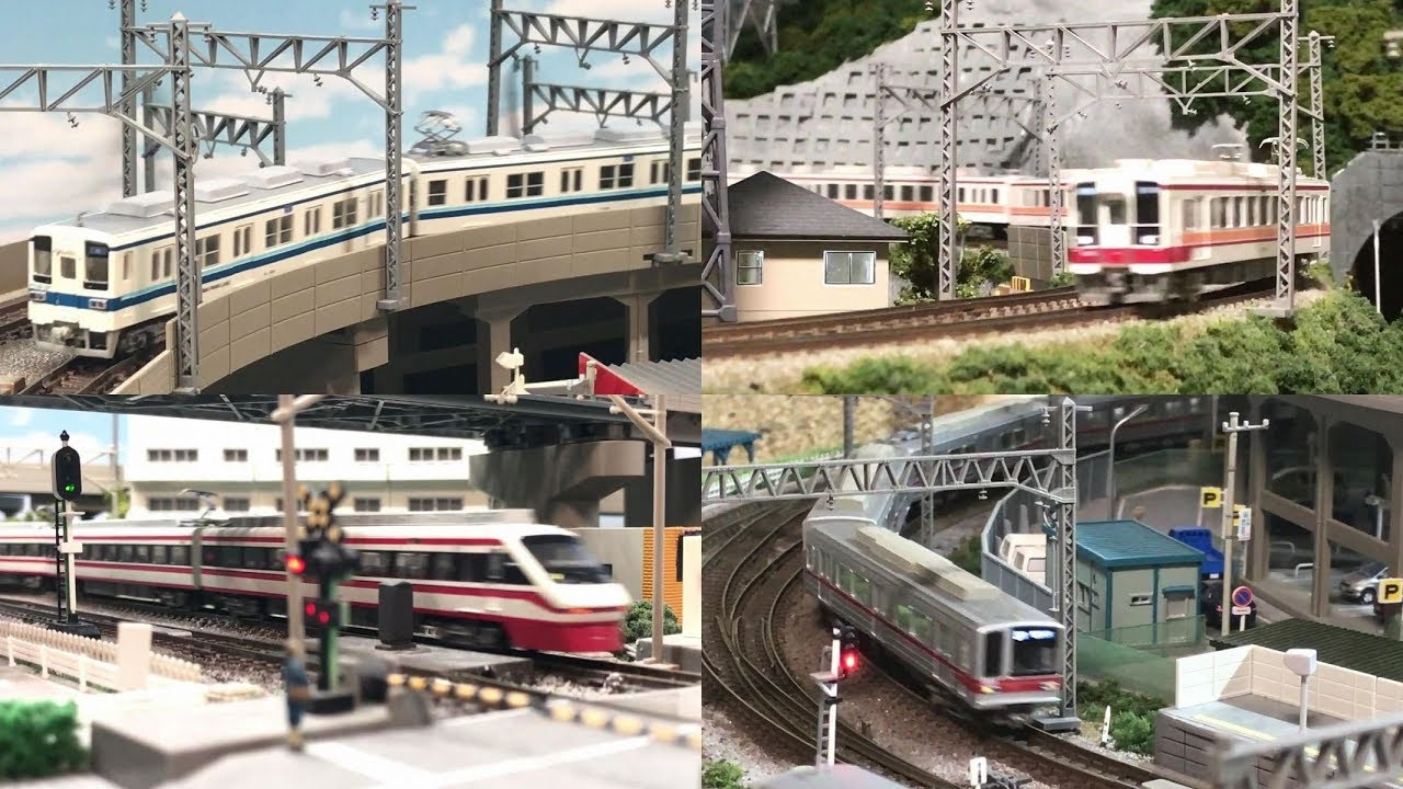 【Ｎゲージ】東武鉄道の車両いろいろ　自宅レイアウト走行