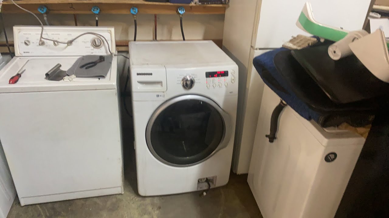 Código nd. Lavadora Samsung frontal deja la ropa mojada c