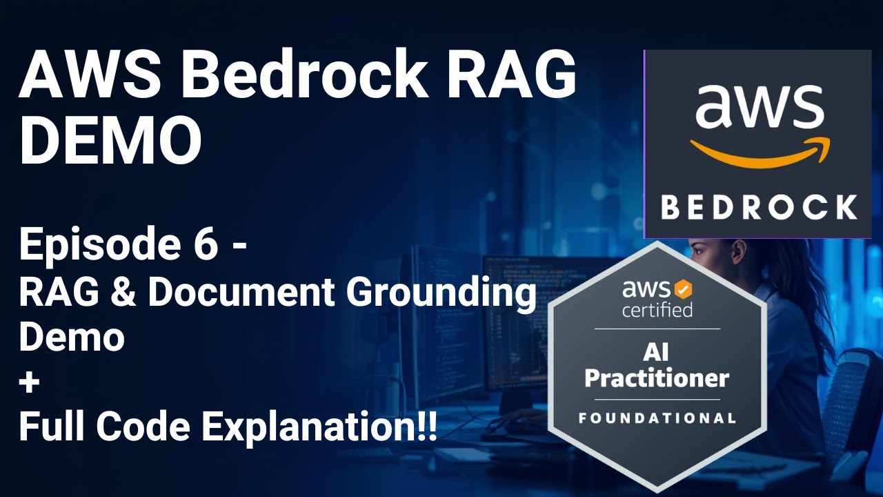 AWS Bedrock RAG Demo in Python (Embeddings + Similarity Search) | AIF-C01 Ep 6