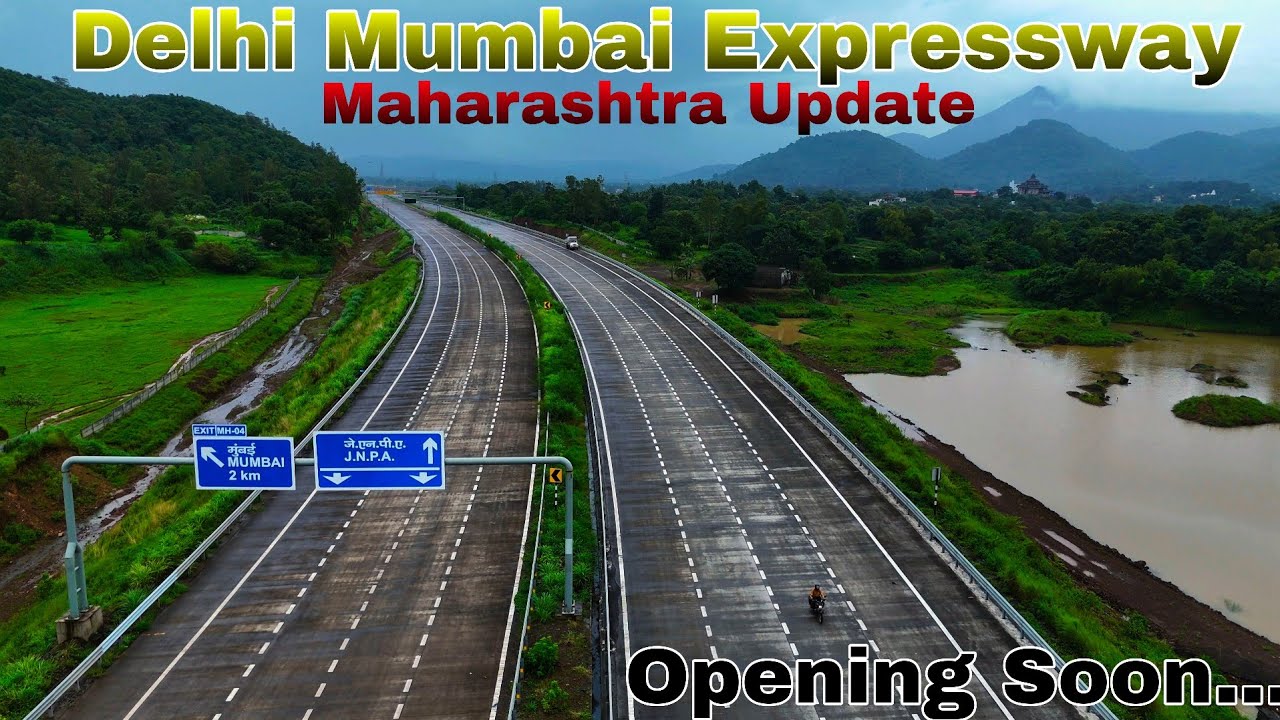 दिल्ली मुंबई एक्सप्रेसवे महाराष्ट्र अपडेट/ Vadodara Virar Section Fully Opening Soon.. 