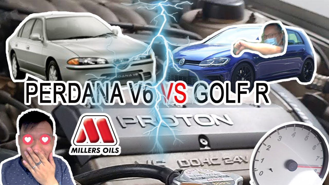 [乱乱拍] 2年没换机油 ? 换了后敢敢挑战 Golf R !  | Proton Perdana V6 | Malaysia #POV [Test Drive]