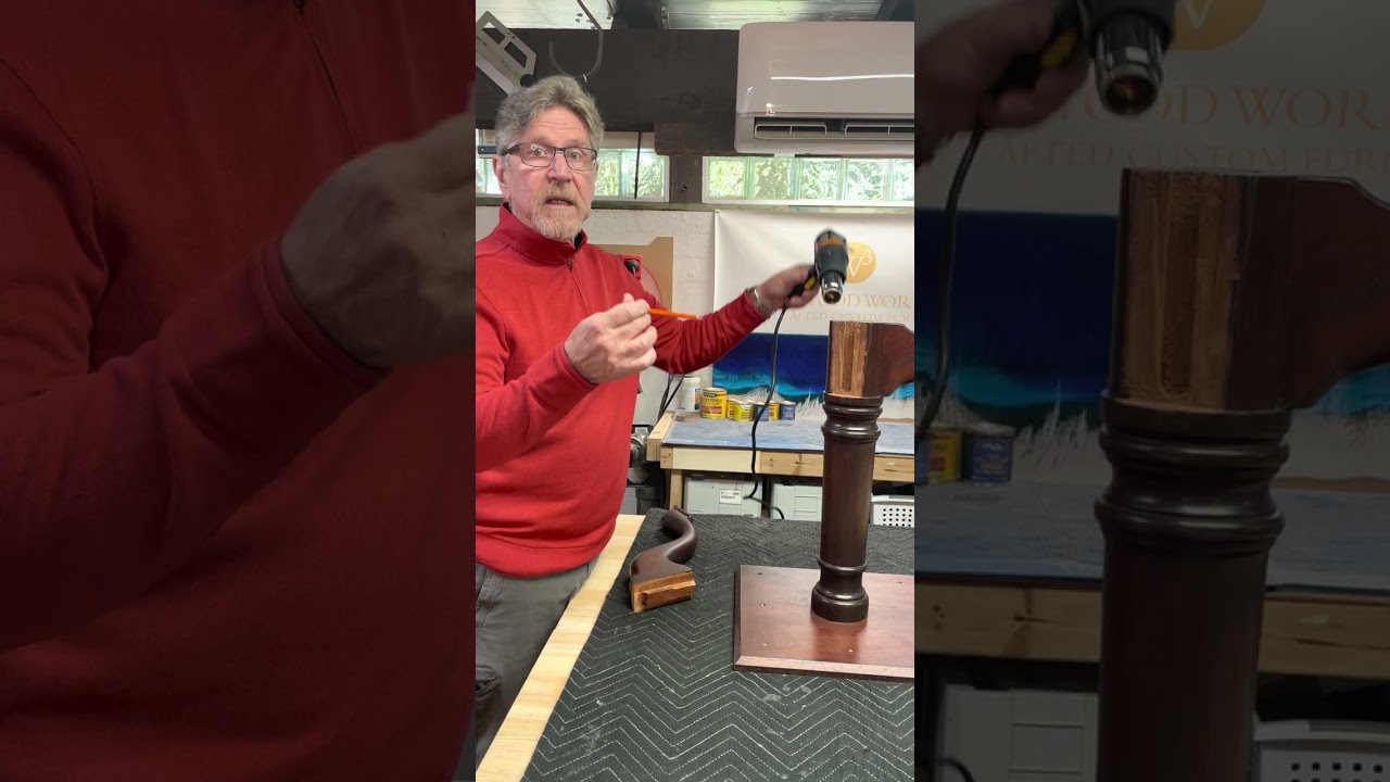 Repairing antique table