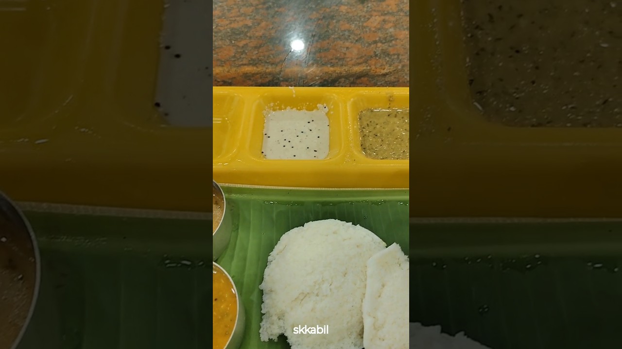 🔥2 idly 4 type of chutney💥