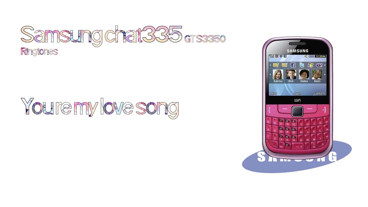 Samsung chat335 (Ringtones) GT S3350