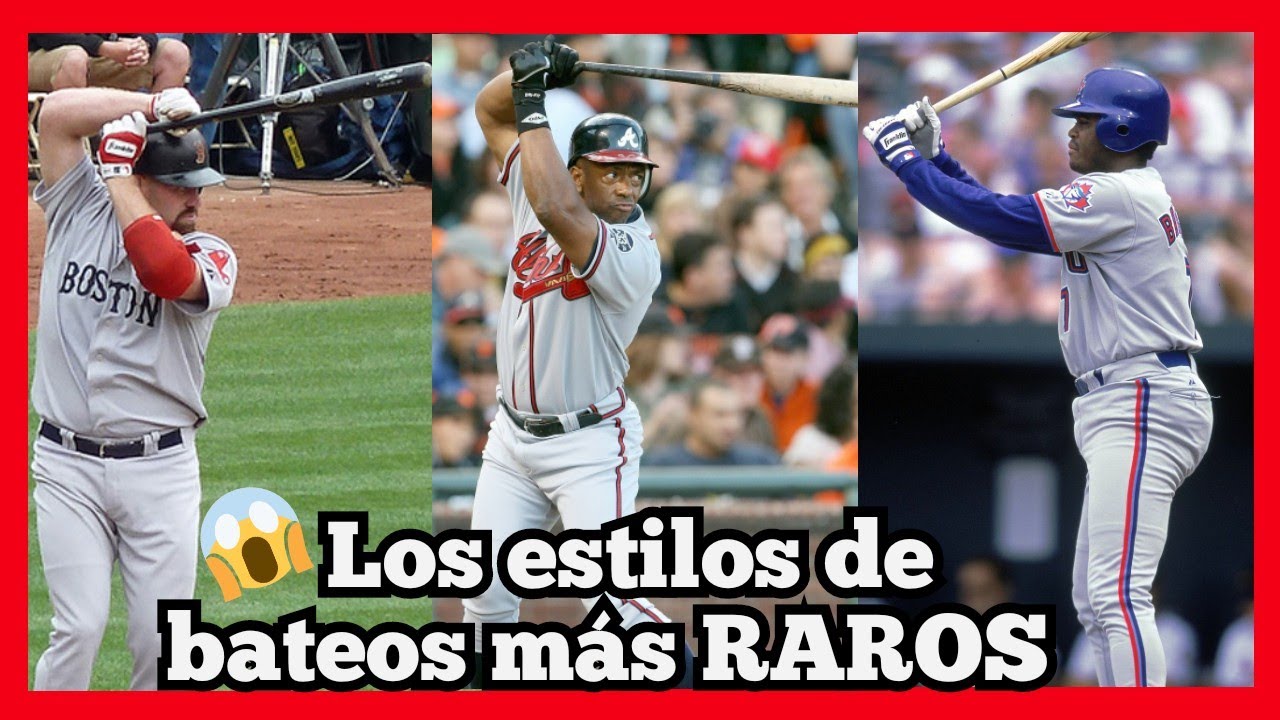 Los Estilos De Bateos Mas Raroz Y Extraños De Las Grandes Ligas MLB