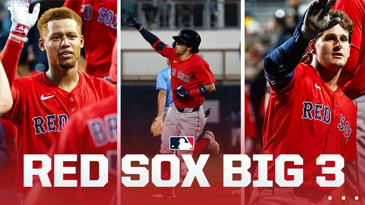 The FUTURE is NEAR 🤯 Top Red Sox Prospects Go YARD ‼️