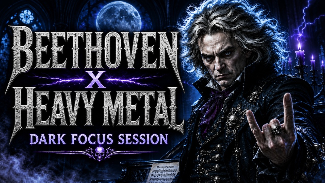 Beethoven x Heavy Metal | 30 Min Dark Focus Session