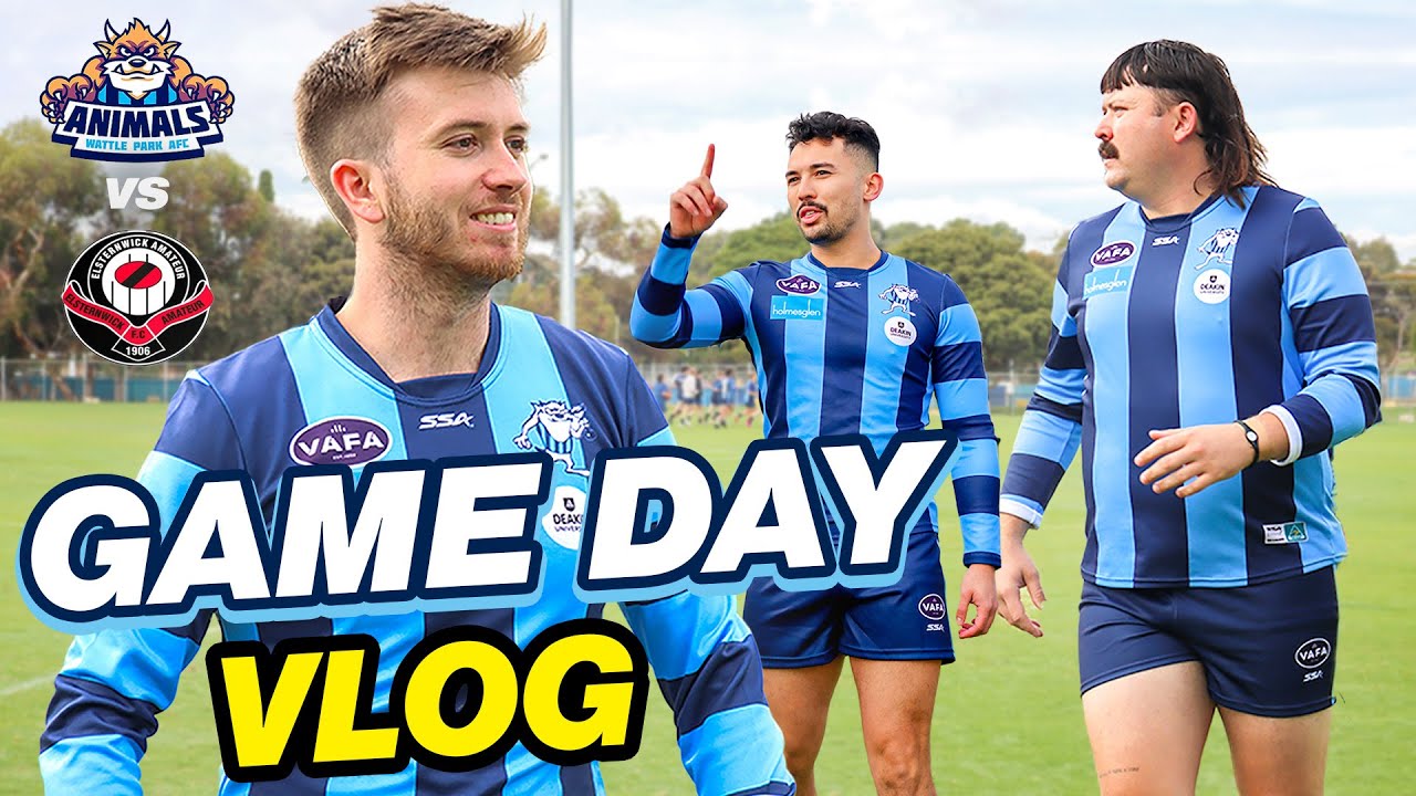 WATTLE PARK ANIMALS DEBUT | Game Day Vlog (Round 2)