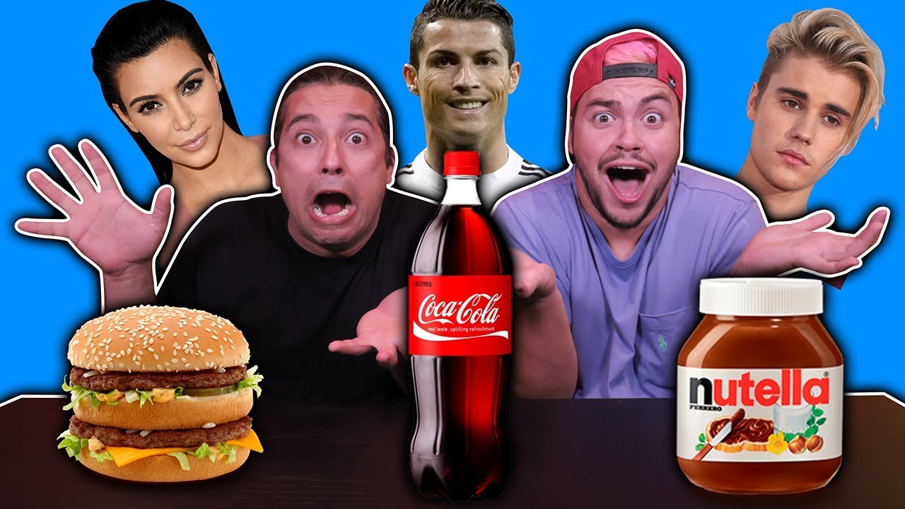 PROVANDO MISTURAS DE COMIDAS QUE FAMOSOS AMAM