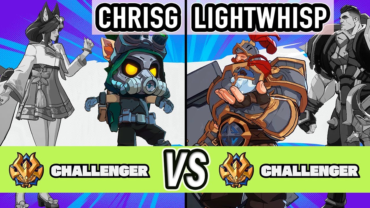 2XKO ▰ ChrisG (Teemo / Ahri) vs LightWhisp (Braum / Darius) ▰ High Level Gameplay