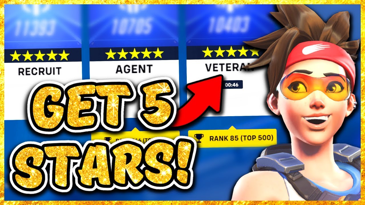 HOW TO GET 5 STARS WITH TRACER IN HERO MASTERY