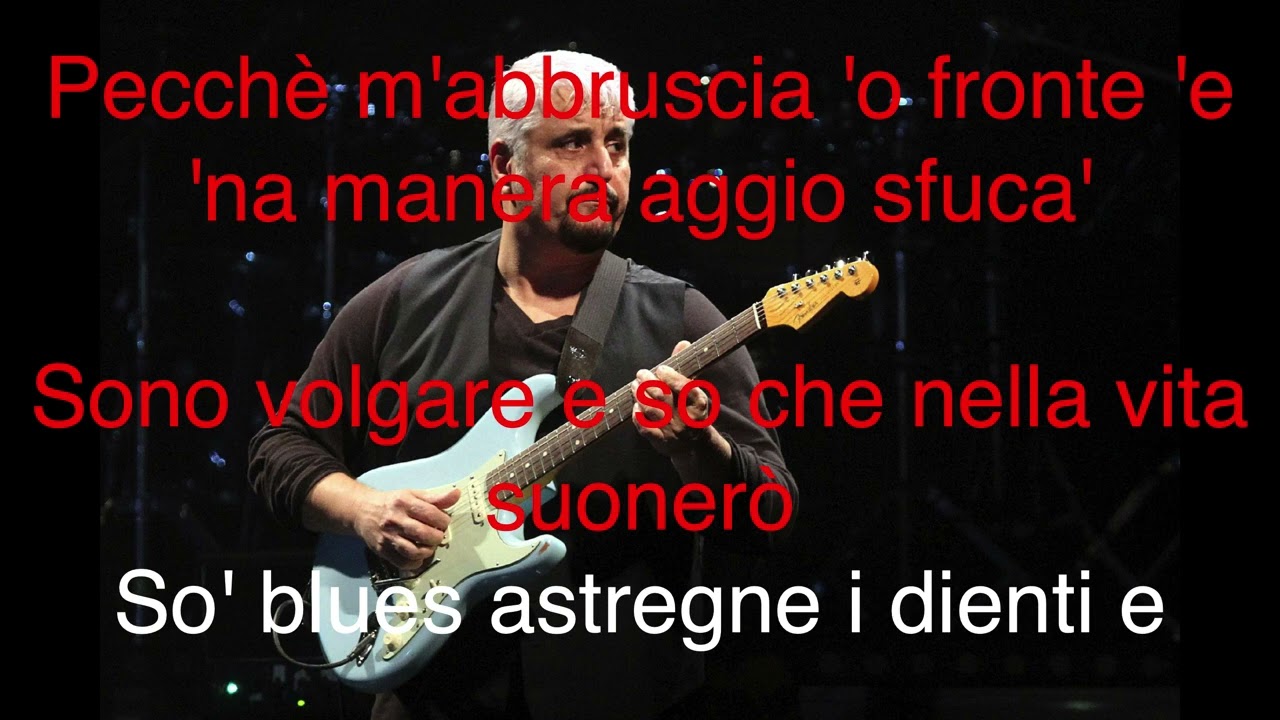 Pino Daniele Karaoke - A Me Me Piace 'O Blues (Karaoke)