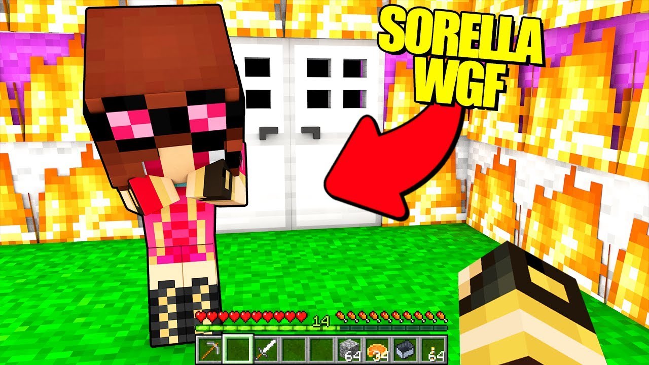 DISTRUGGIAMO LA CASA DI MIA SORELLA!! (Minecraft Grief)