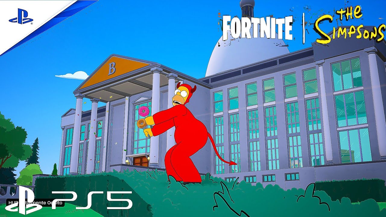 Fortnite - PS5 4K 60FPS Gameplay | Skin Homer Mau