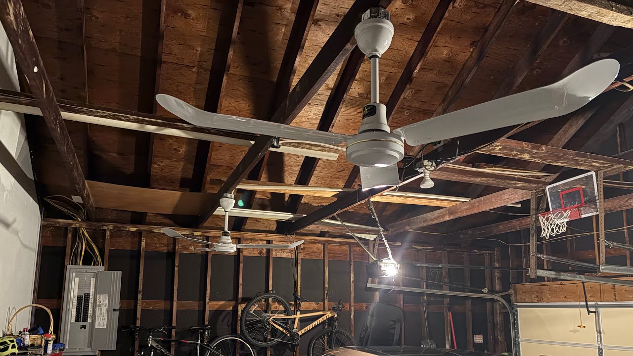 2 56” Envirofan Goldline Industrial Fans Demonstration