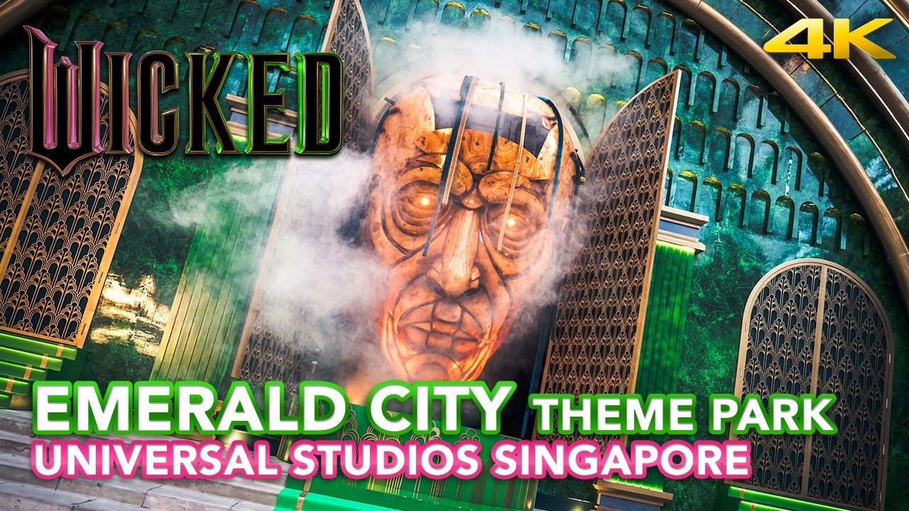 Visit Emerald City from WICKED at Universal Studios Singapore's Christmas 2024 event