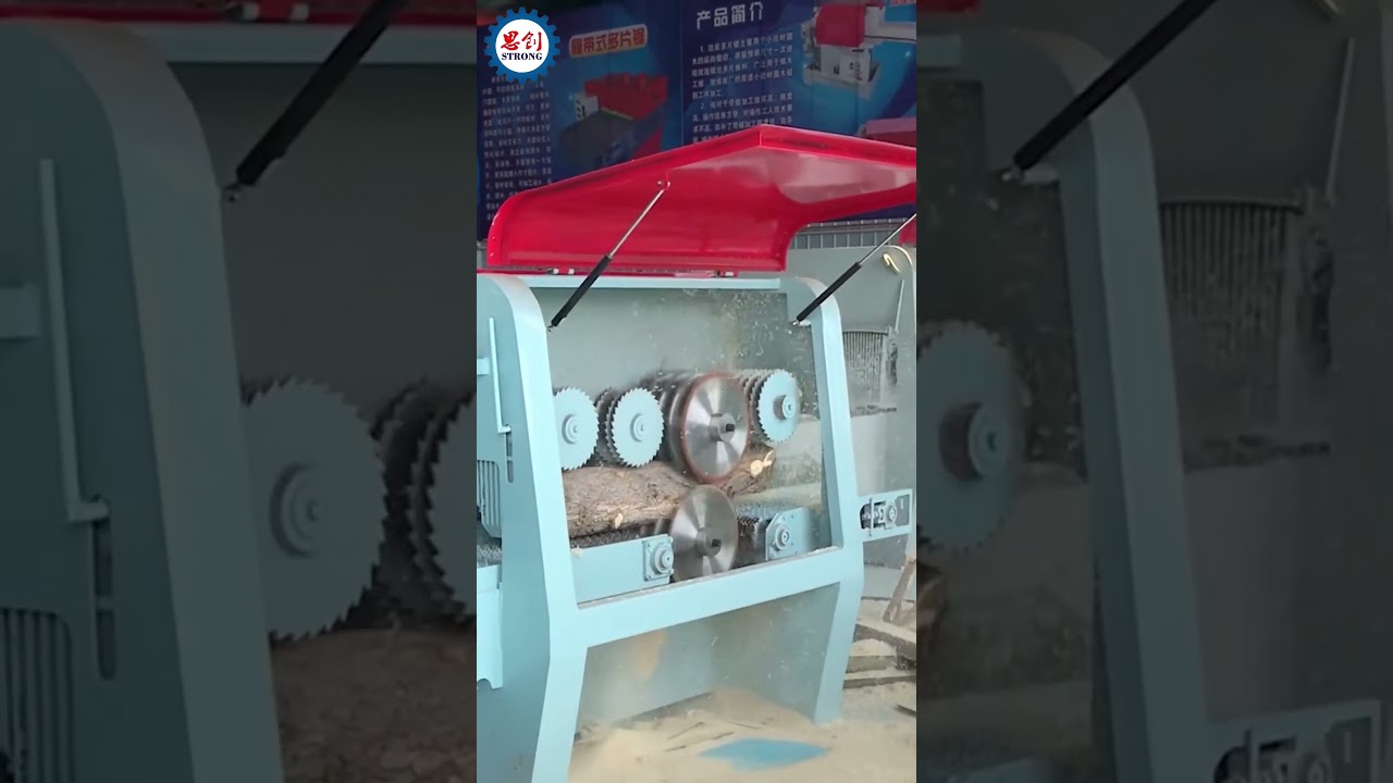 Log Round Wood Multi Rip Saw Machine for Woodworking Factory