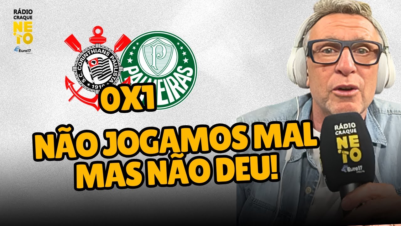 CRAQUE NETO FALA AP&Oacute;S DERROTA PARA O PALMEIRAS 