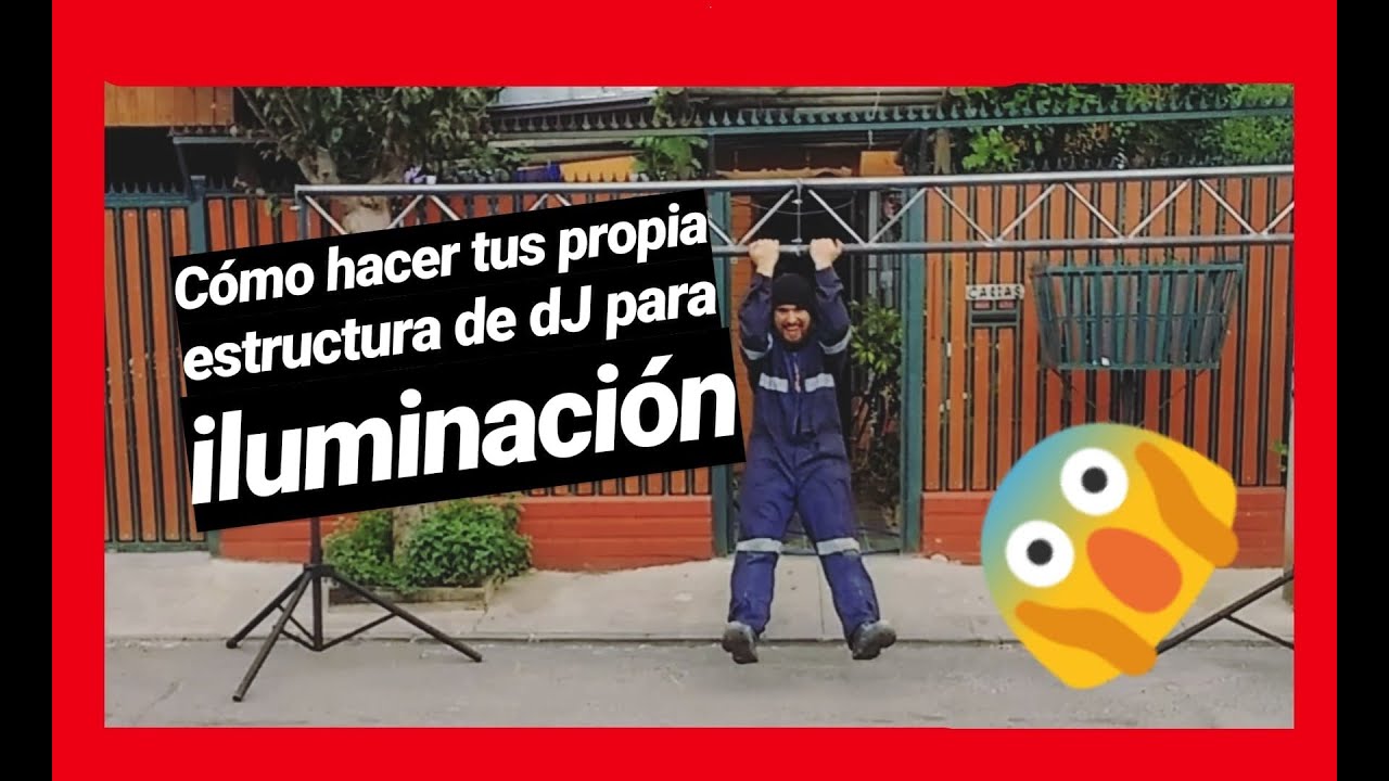 Estructura de iluminación/Truss para eventos casero | Parte 1