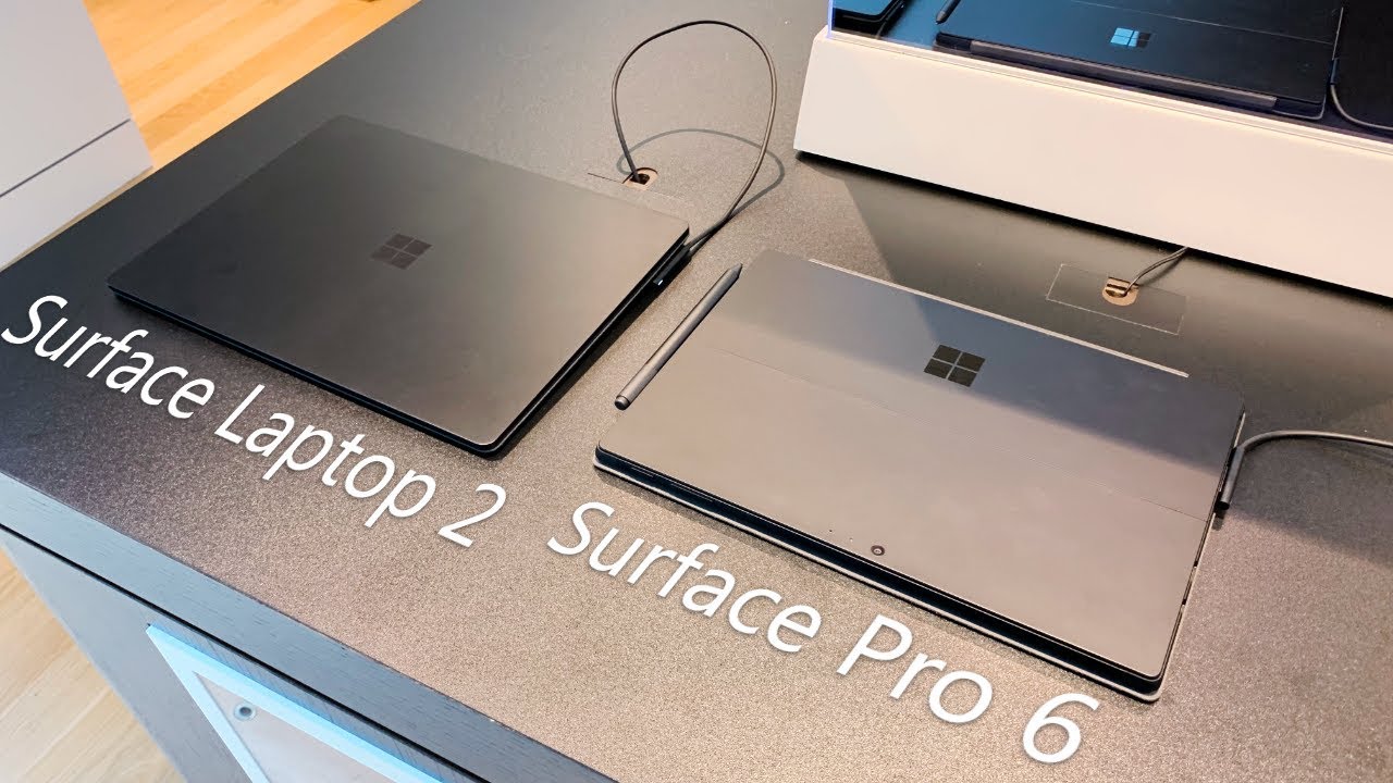 Surface Pro 6 and Surface Laptop 2 - Quick Hands On First Look