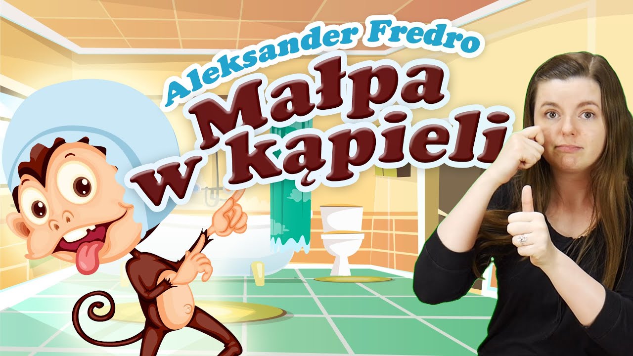 Migane Wiersze - MAŁPA W KĄPIELI czyta Joanna Trzepiecińska