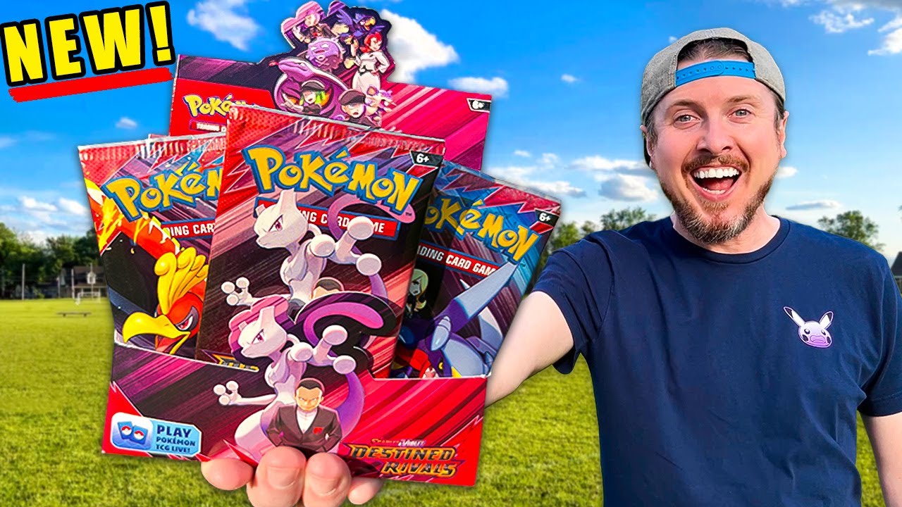 NEW Destined Rivals Pokemon Booster Box is PURE FIRE! (card opening)