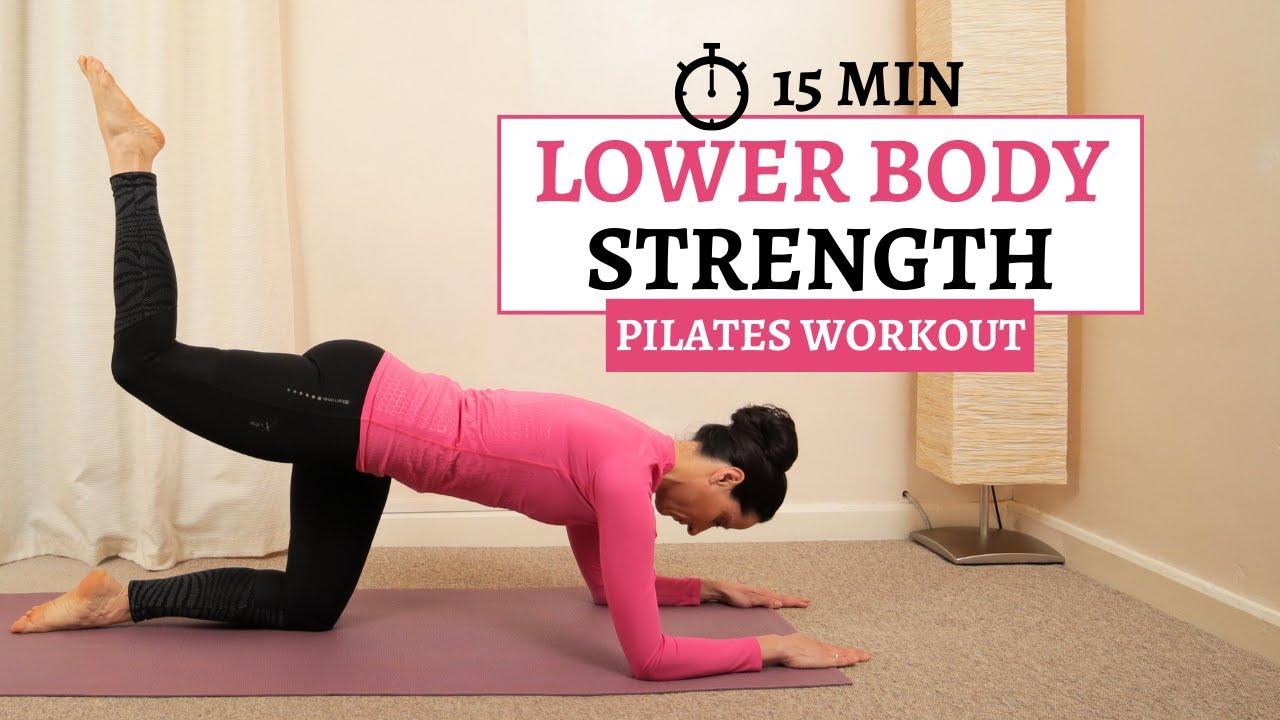 Lower Body Strength and Pelvic Stability Pilates | 15 Min Legs, Glutes & Balance Workout