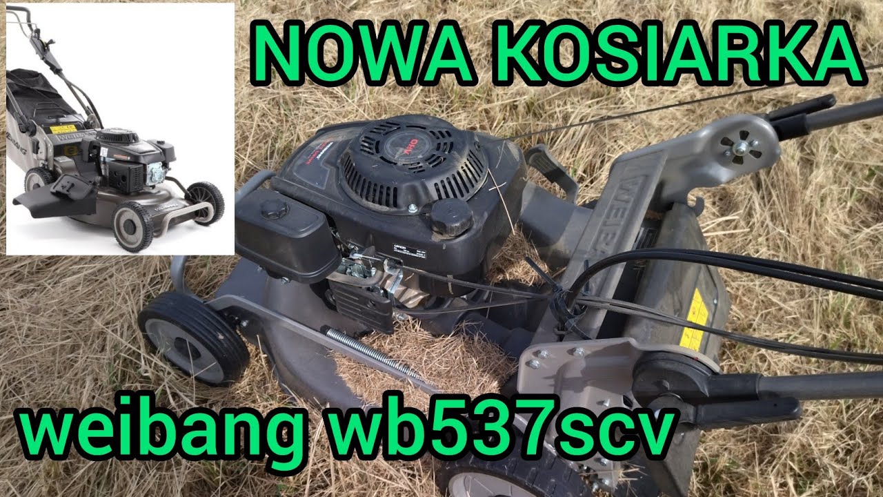 Kosiarka spalinowa Weibang WB537SC V 3w1 vs 7000m2 jaką kosiarkę kupiłem 