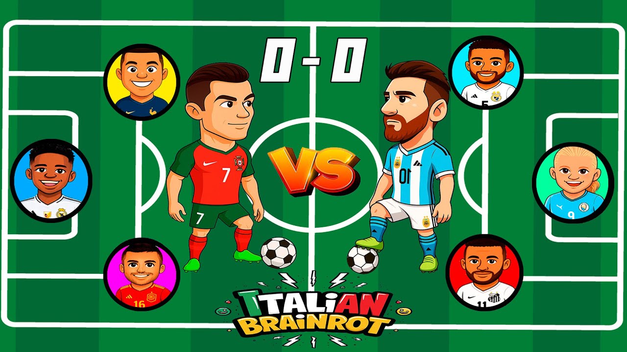 What If Football Legends Played Together? | Match Simulation