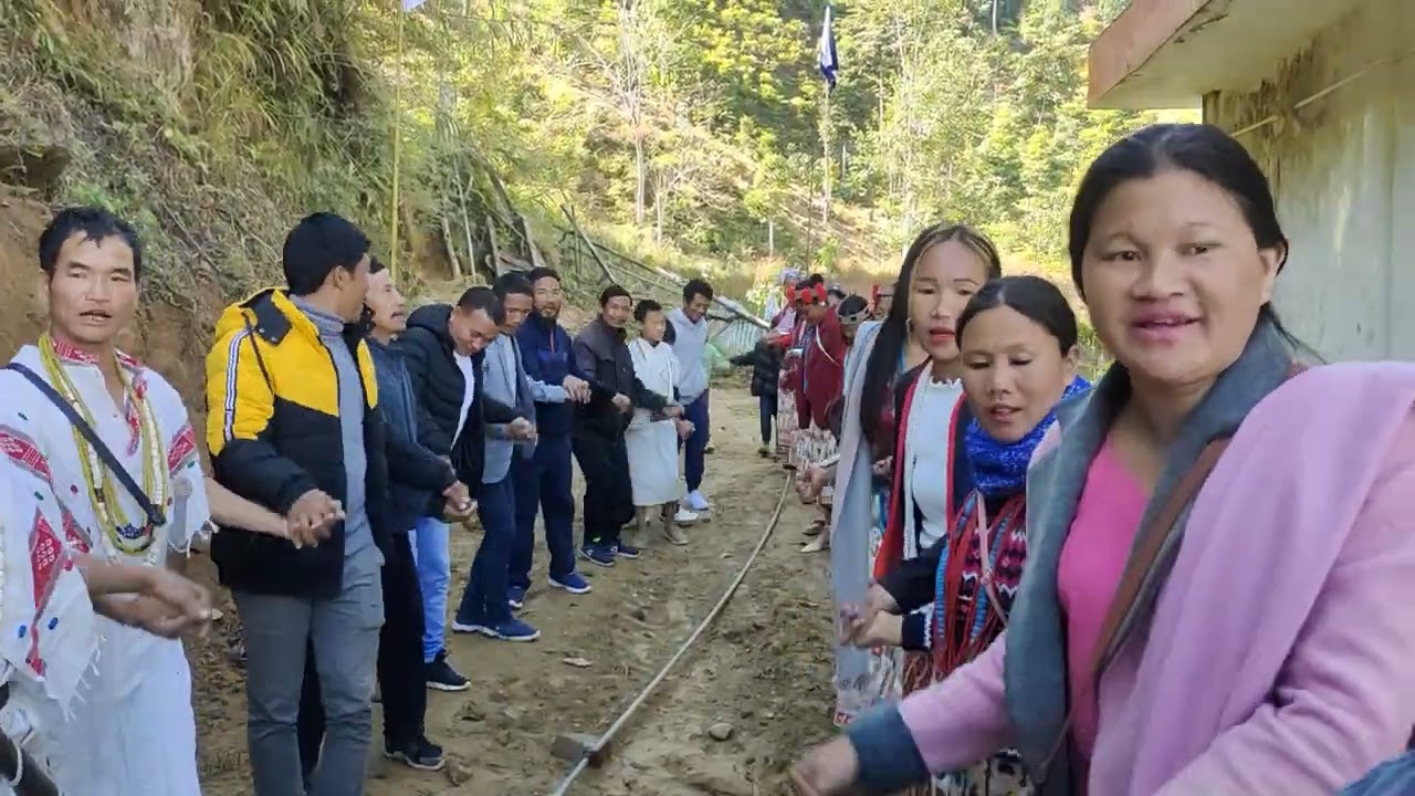 Nyishi Christian Traditional Welcoming Speaker with Traditional Nyishi Buya//Arunachal Pradesh