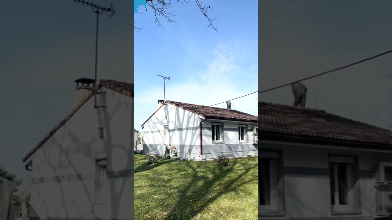 R&eacute;novation de toiture, nettoyage et hydrofugation color&eacute;e