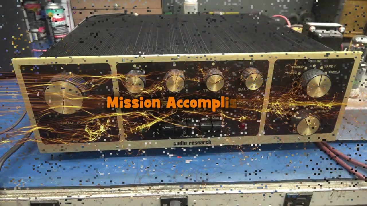 Ремонт лампового предусилителя для домашней стереосистемы Vintage Audio Research AR SP-3 Balance ...