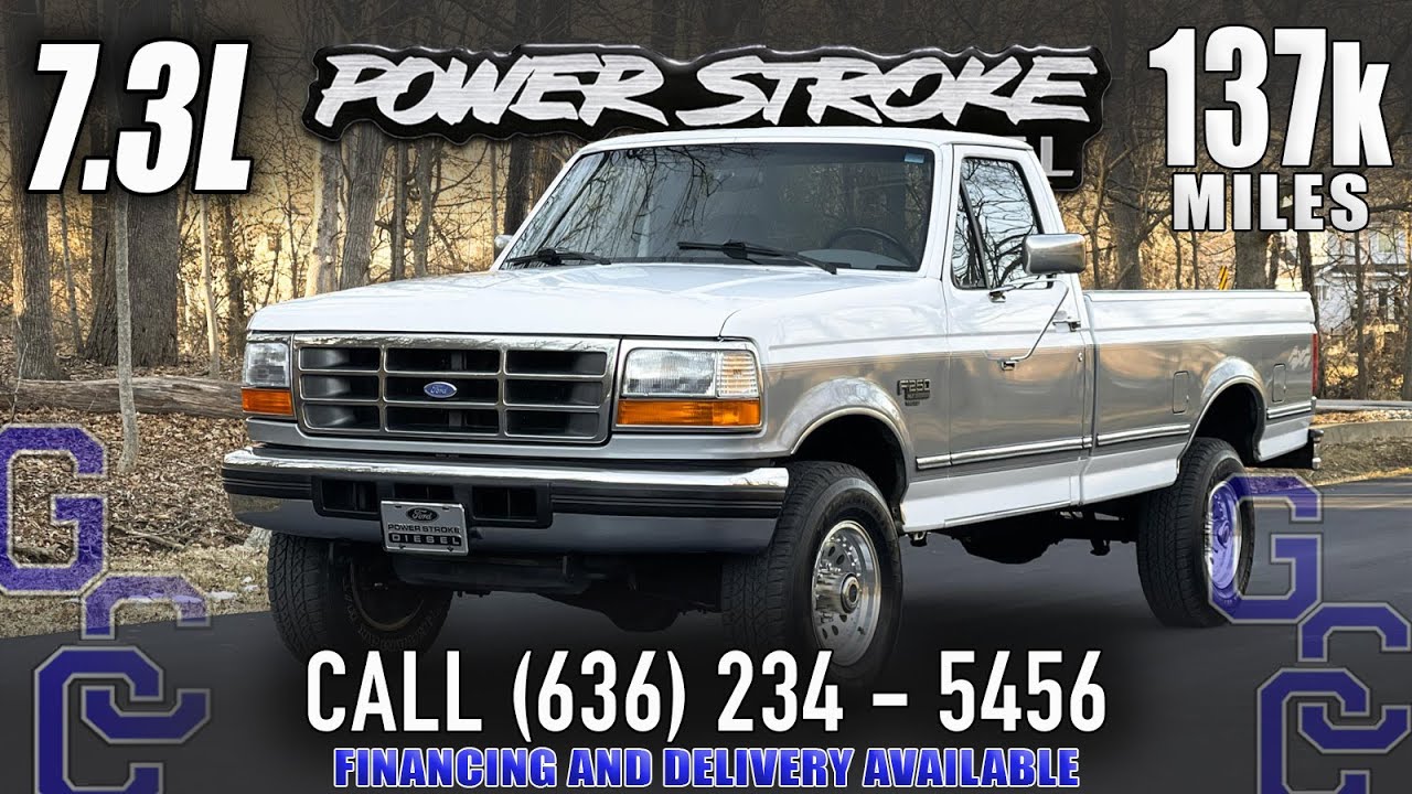 7.3 Powerstroke For Sale: 1994 Ford F-250 5-Speed Manual 4x4 Diesel With Only 137k Miles