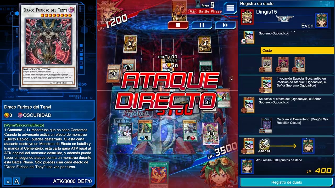 Yu Gi Oh! Duel Links - Epic Win - The greatest speed duel in history!