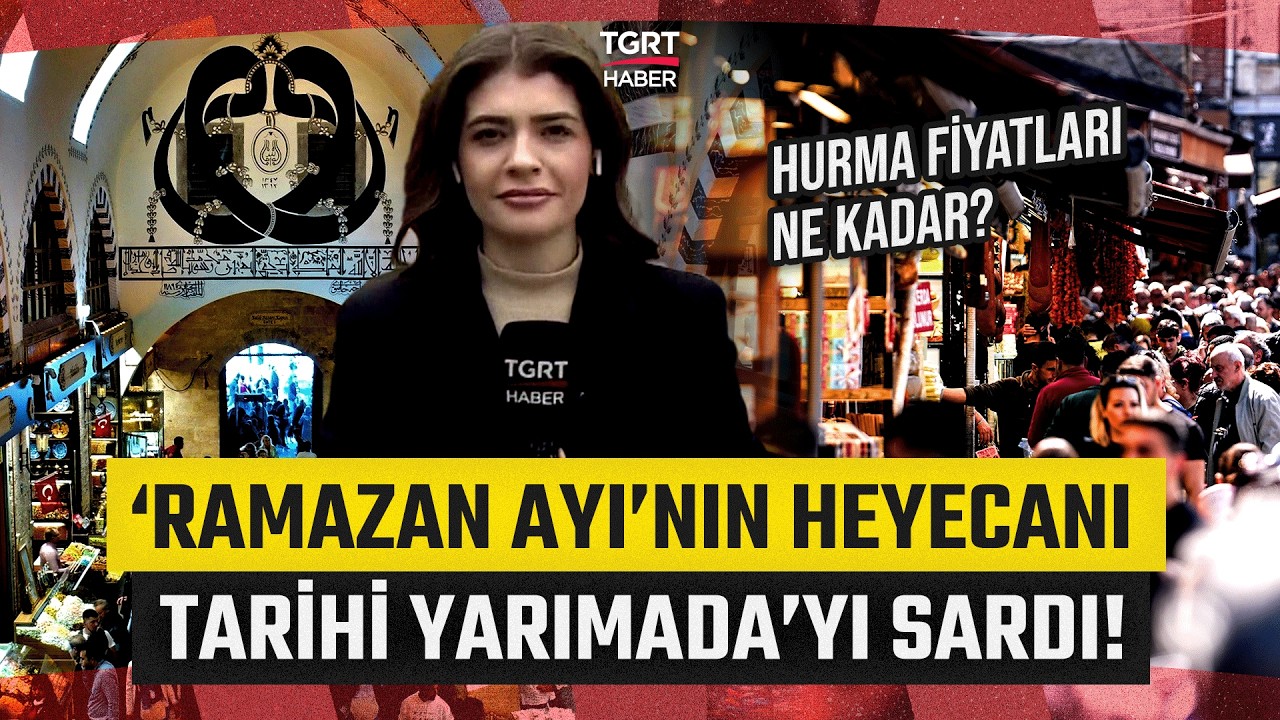 Eminönü'nde Ramazan Bereketi! Vatandaşlar Tezgahları Nasıl Buldu? İşte Hurma Fiyatları...