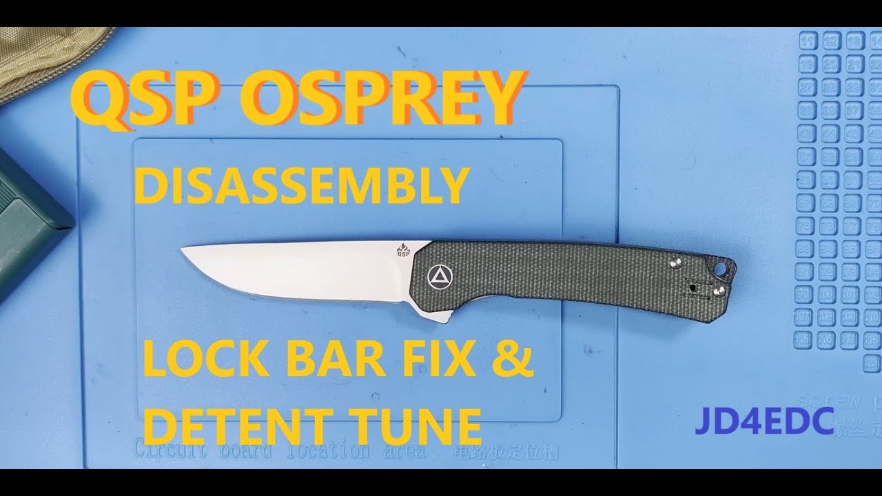 QSP osprey disassembly, lock bar fix, and detent tune