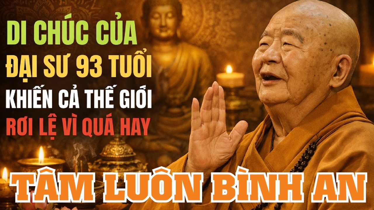 Di Nguyện Sâu Sắc Của Đại Sư Tinh Vân Trước Khi Viên Tịch Khiến Thế Giới Xúc Động