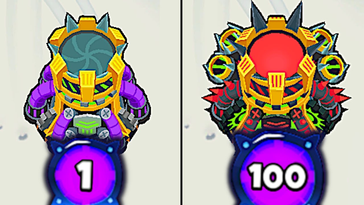 Level 1 Vs. MAX Level 100 SPIKE Factory Paragon! (Bloons TD 6)