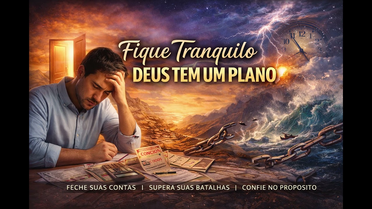 🎵 FIQUE TRANQUILO, DEUS TEM UM PLANO