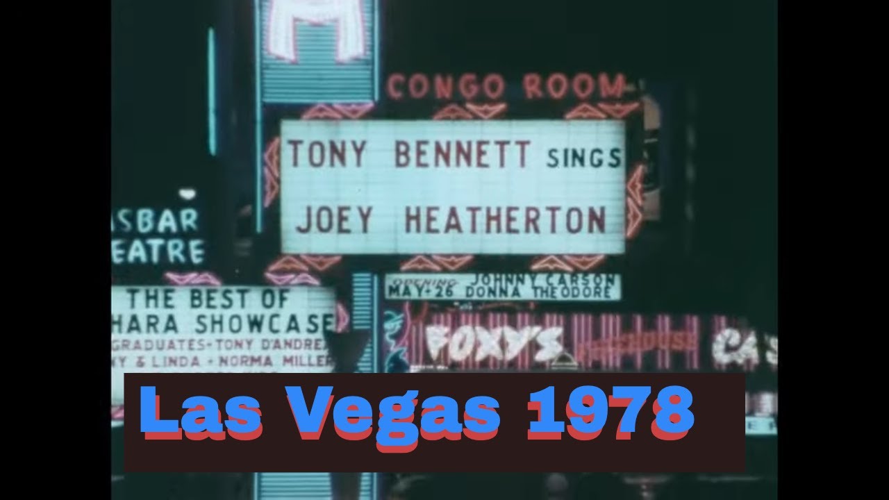 1970s LAS VEGAS STRIP NEON SIGNS & HOTEL FACADES   MGM  DUNES  ALADDIN  STARDUST FLAMINGO  XD60574