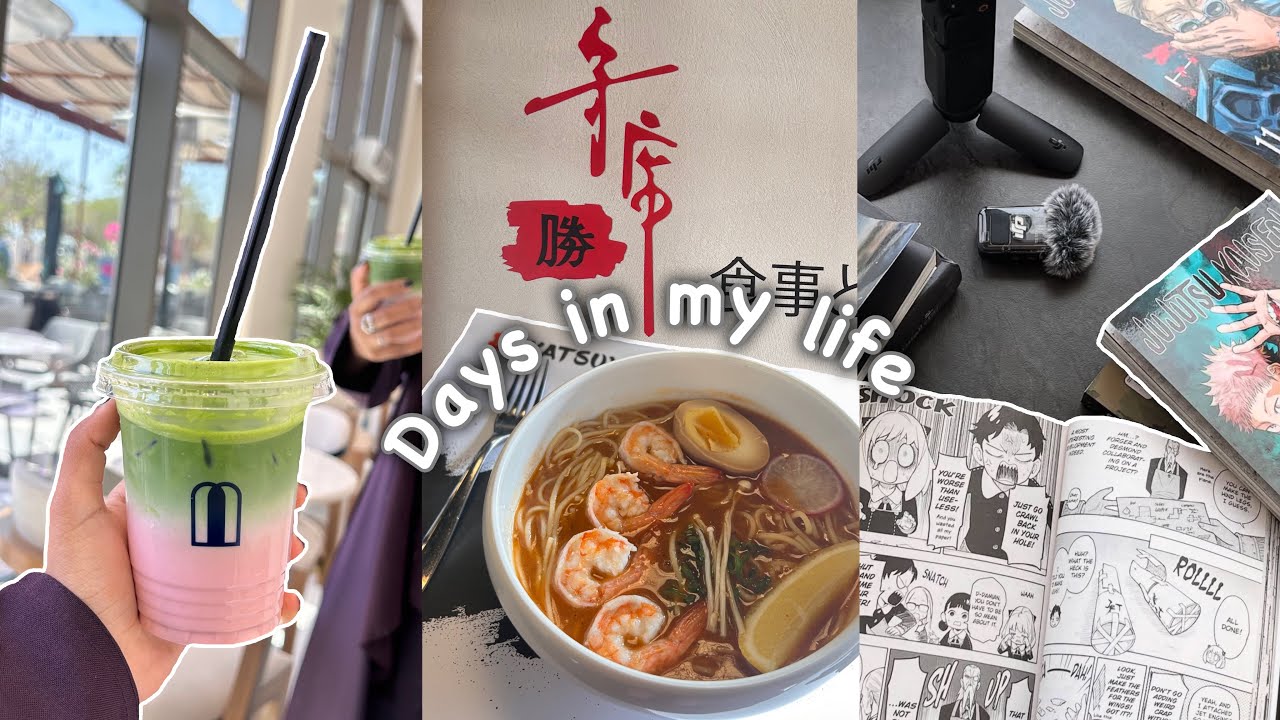 Days in my life ⋆˚꩜｡ ( ramen , Jarir , car talks , matcha )