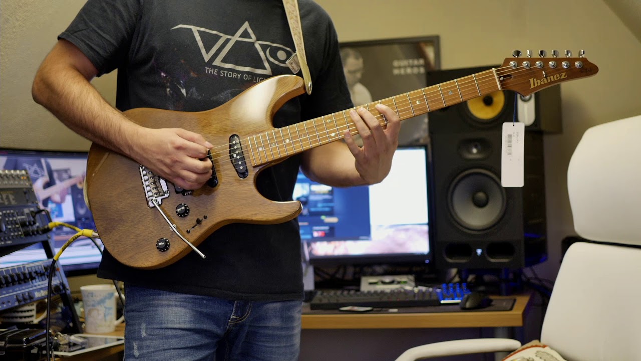 Ibanez TQM1 - The first time I plugged in my signature guitar!