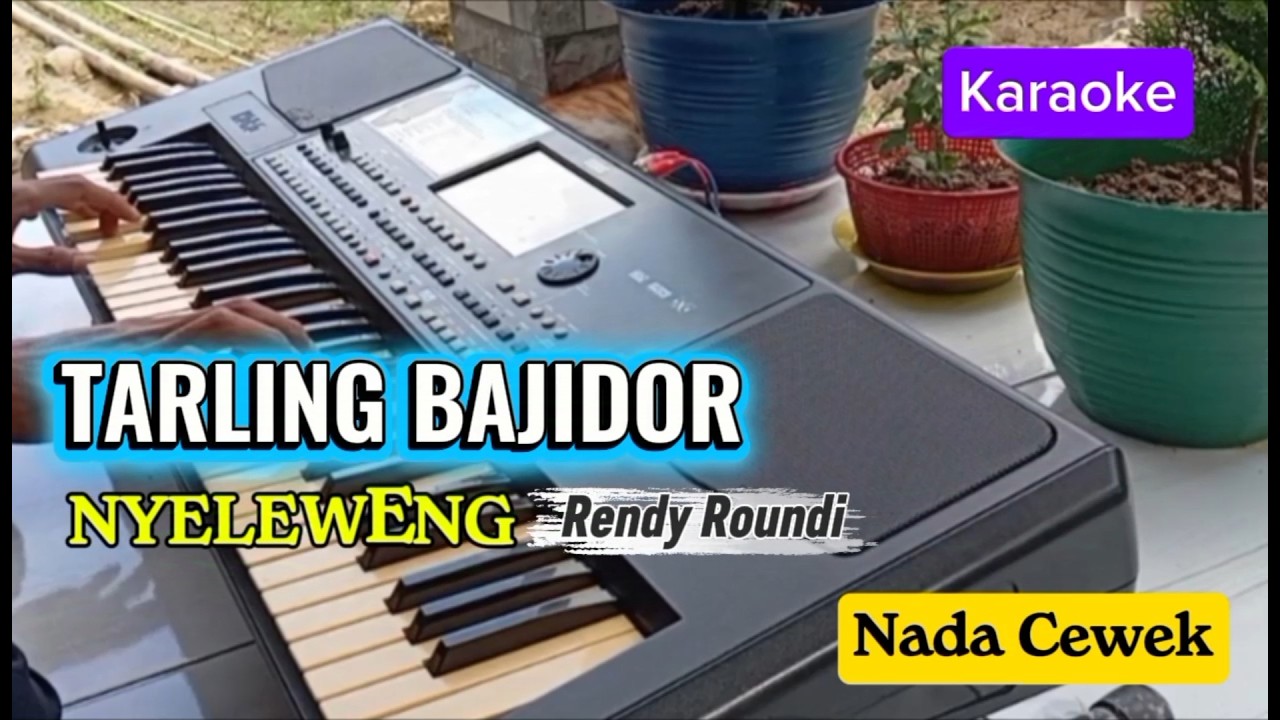 NYELEWENG - TARLING BAJIDOR KARAOKE CEK SOUND - NADA CEWEK