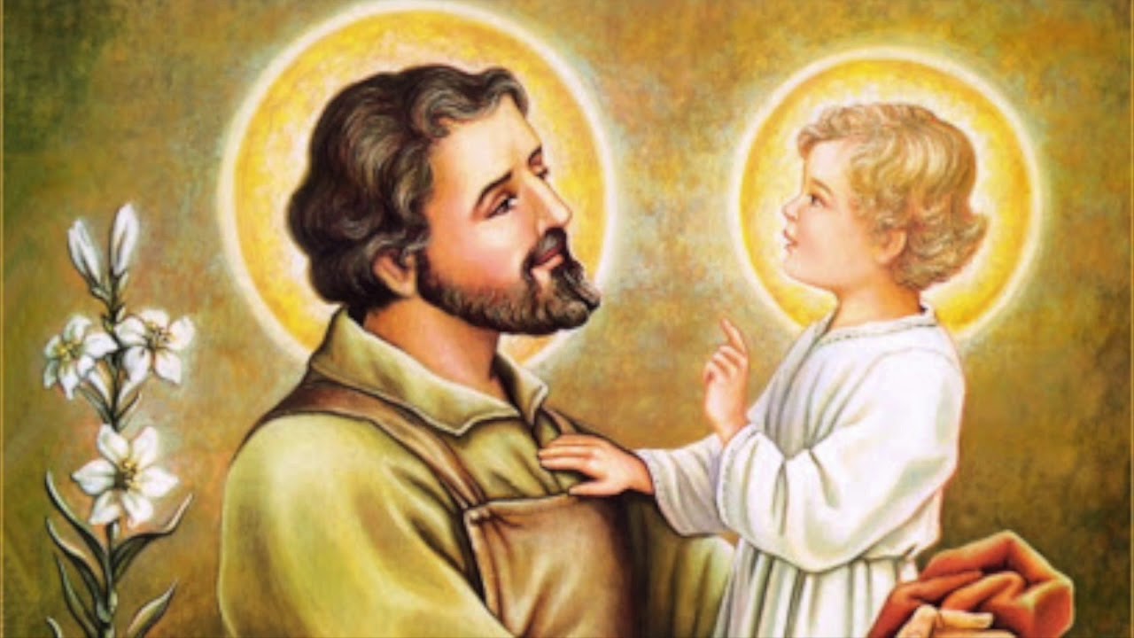 LITANIE À SAINT JOSEPH, en français, avec musique -  lu avec texte -  Fête 19 mars