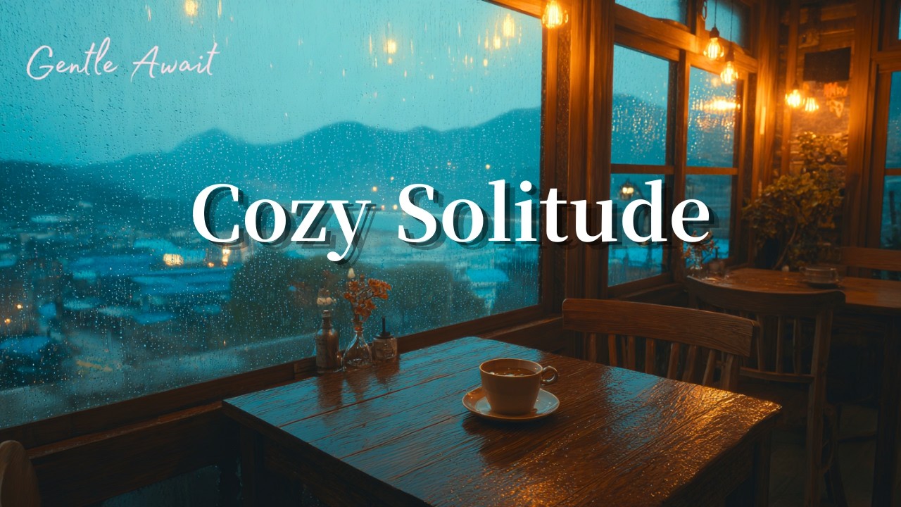 창가에 흐르는 빗소리와 재즈 한 잔 ☕ Rainy Café Jazz | Soft Jazz for Study & Relax