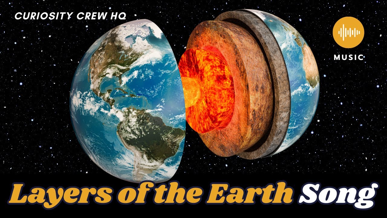 Layers of the Earth Song | Educational Song for Kids | Curiosity Crew HQ 🎶